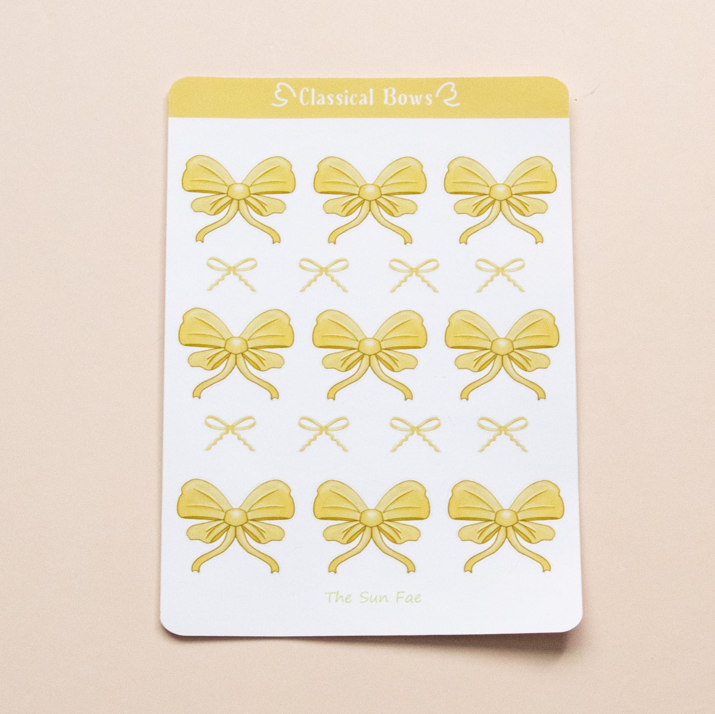 Classical Bows┃ Sticker Sheet┃ 🎀