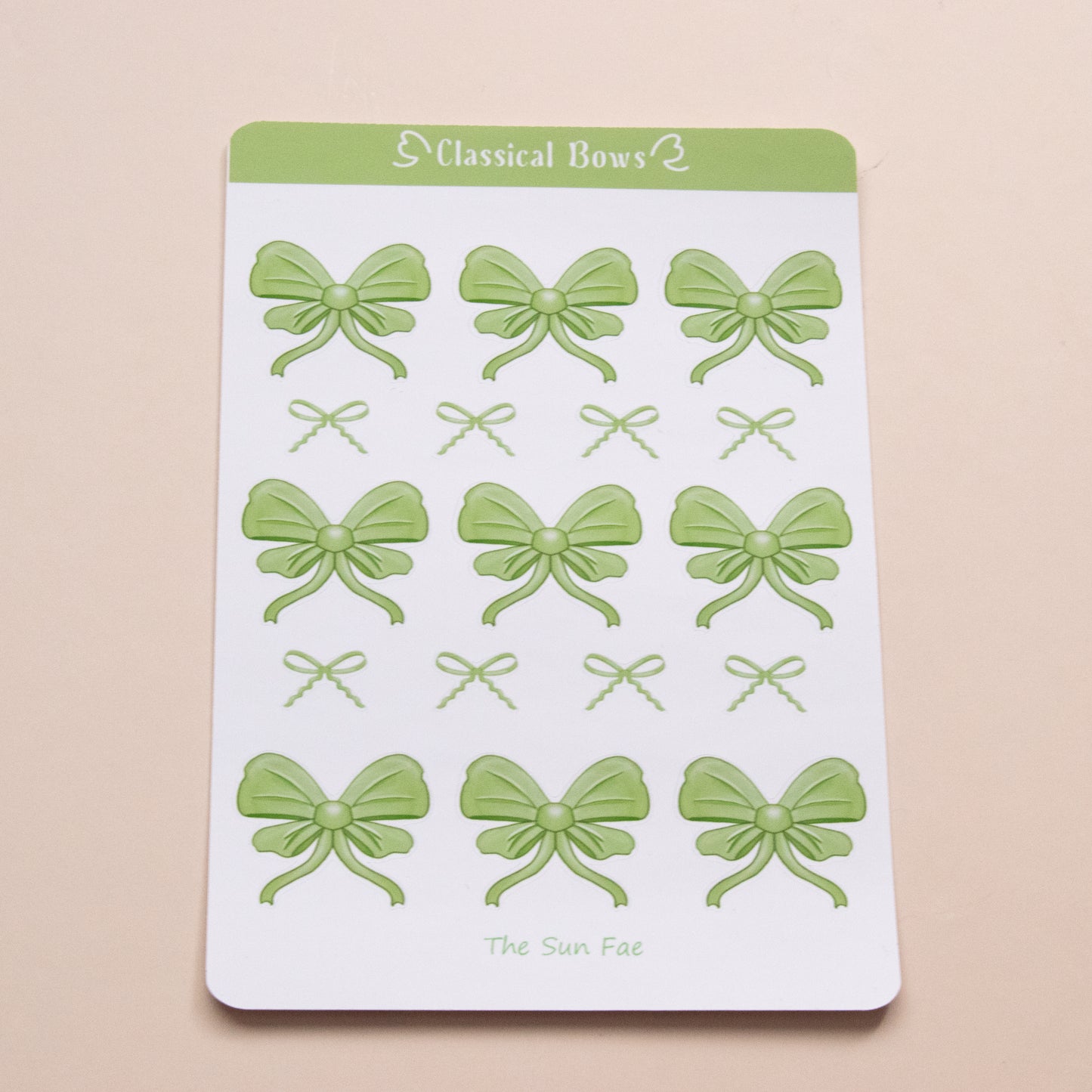 Classical Bows┃ Sticker Sheet┃ 🎀
