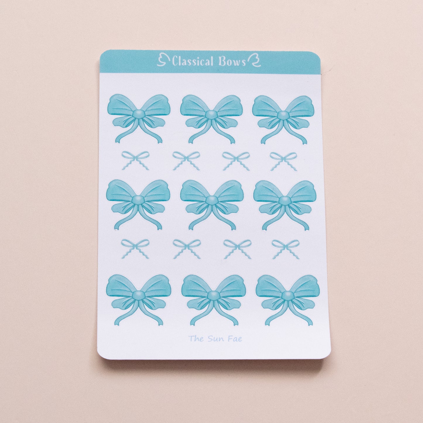Classical Bows┃ Sticker Sheet┃ 🎀