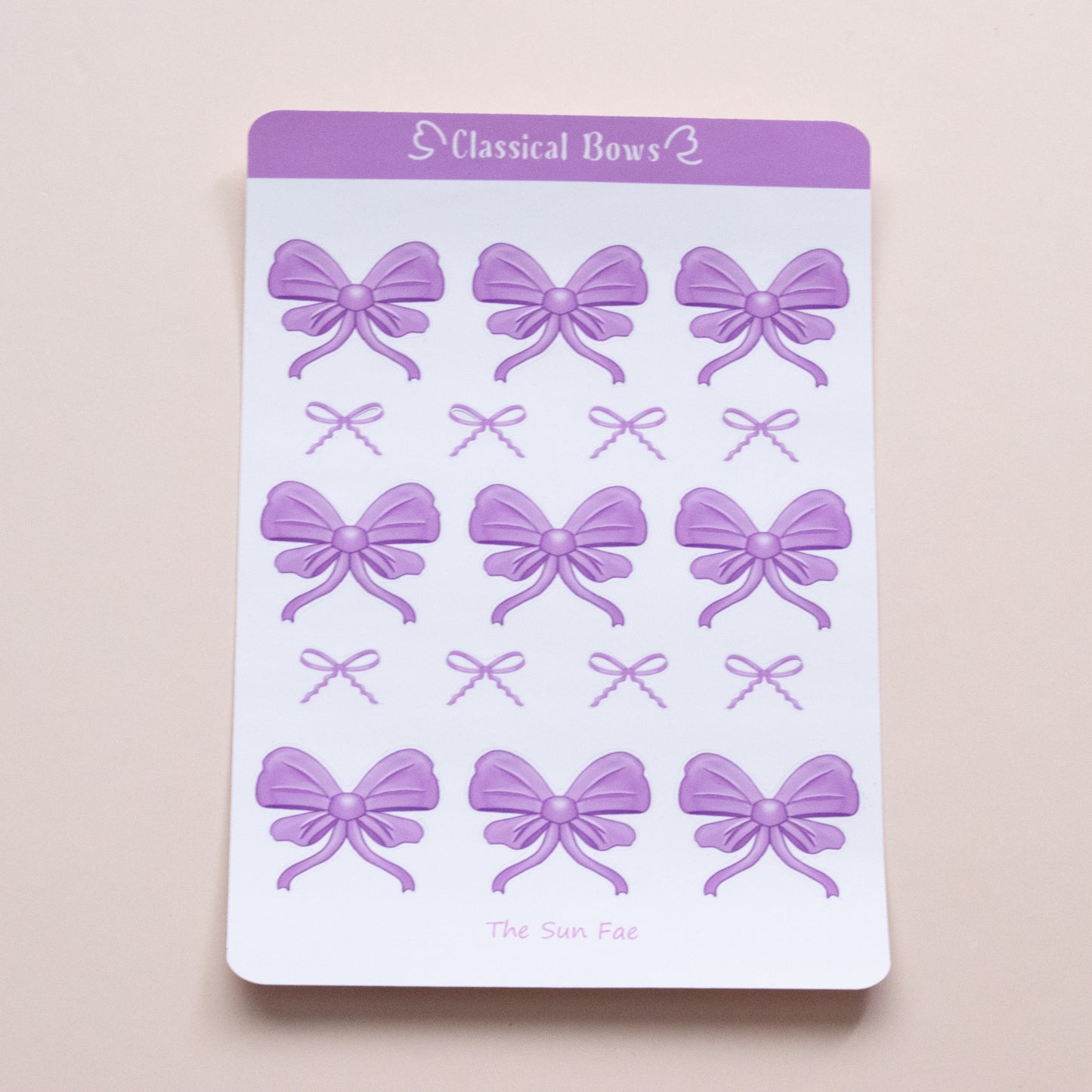 Classical Bows┃ Sticker Sheet┃ 🎀