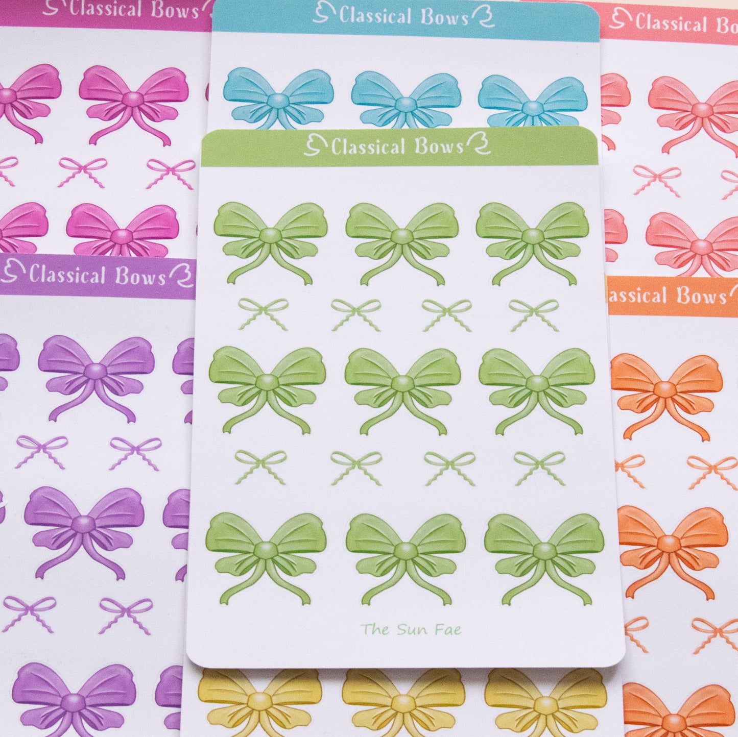Classical Bows┃ Sticker Sheet┃ 🎀
