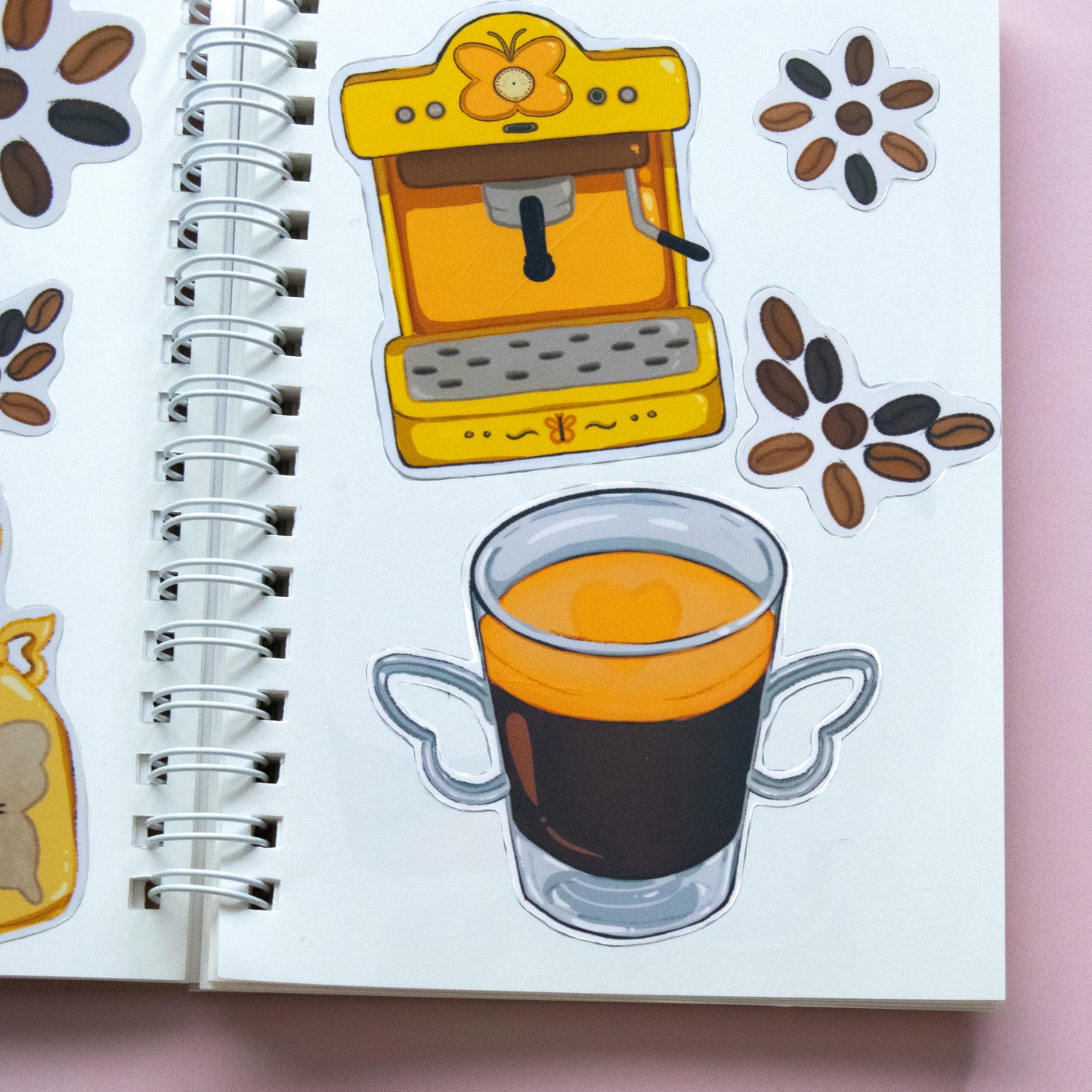 Butterfly Cafe | Sticker Pack | Die Cut Stickers | Easy Peel