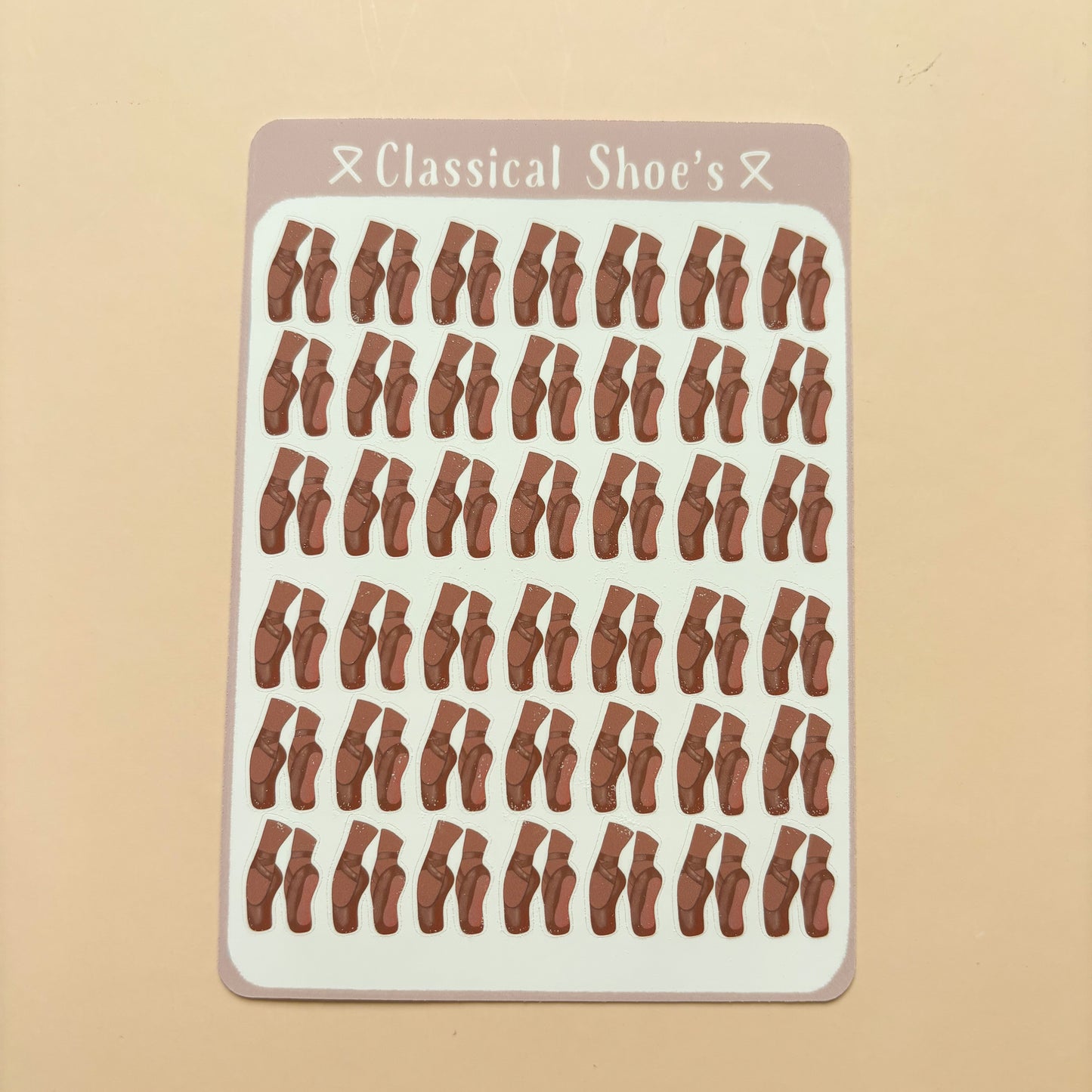 Classical Shoes┃Sticker Sheet┃Ballet Pointe Shoe