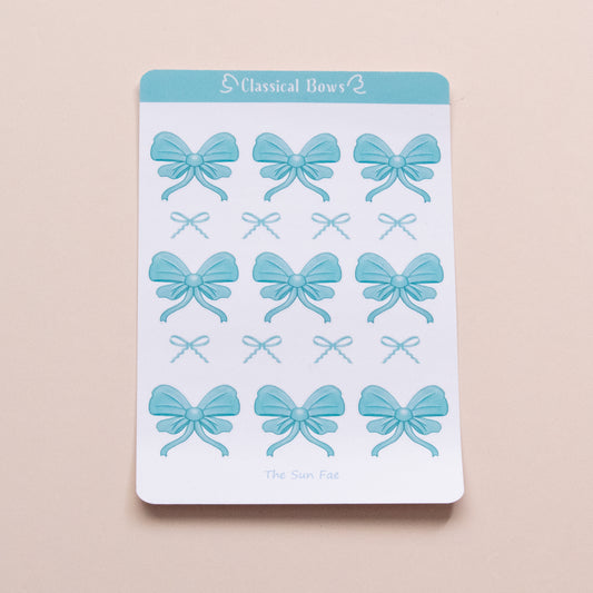 Classical Bows┃ Sticker Sheet┃ 🎀