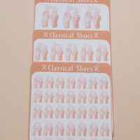 Classical Shoes┃Sticker Sheet┃Ballet Pointe Shoe