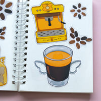 Butterfly Cafe | Sticker Pack | Die Cut Stickers | Easy Peel