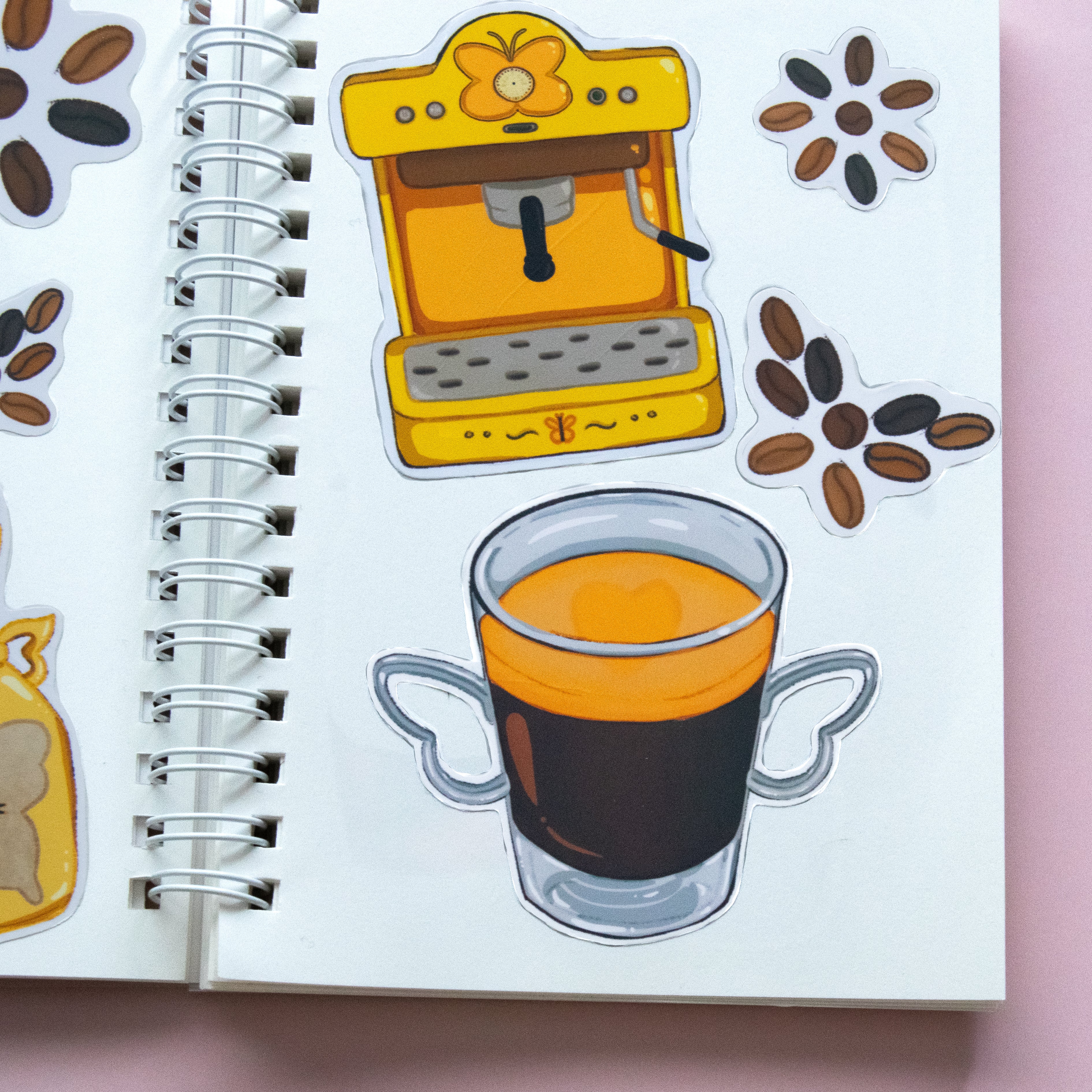 Butterfly Cafe | Sticker Pack | Die Cut Stickers | Easy Peel