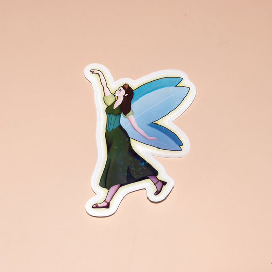Garden Fairy | Die Cut Sticker | Easy Peel Tab