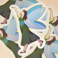 Garden Fairy | Die Cut Sticker | Easy Peel Tab