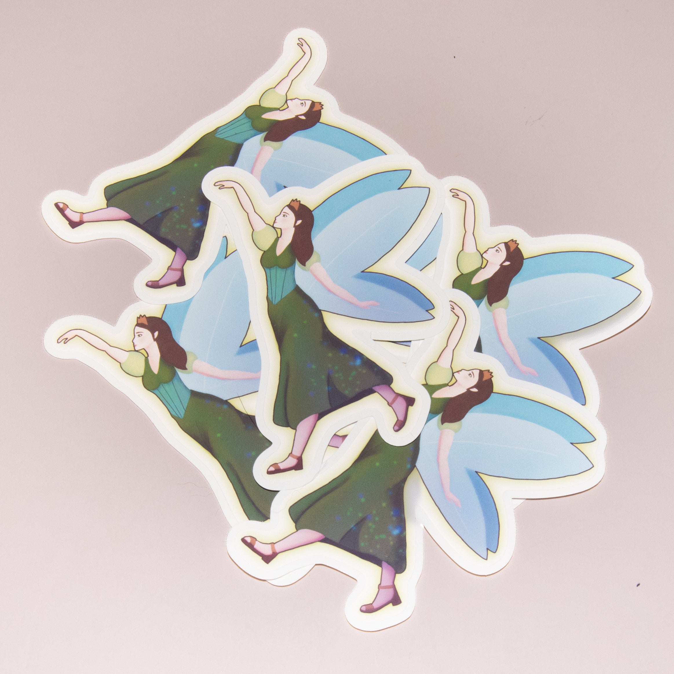 Garden Fairy | Die Cut Sticker | Easy Peel Tab